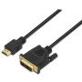 Cabo HDMI Aisens A117-0090/ DVI Macho - HDMI Macho/ 1,8 m/ Preto