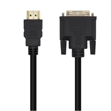 Cabo HDMI Aisens A117-0451/ DVI Macho - HDMI Macho/ 3m/ Preto