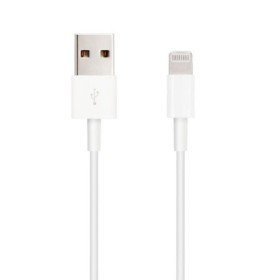 Cabo Nanocable Lightning USB 2.0 10.110.0401/ USB Macho - Lightning Macho/ 1m/ Branco