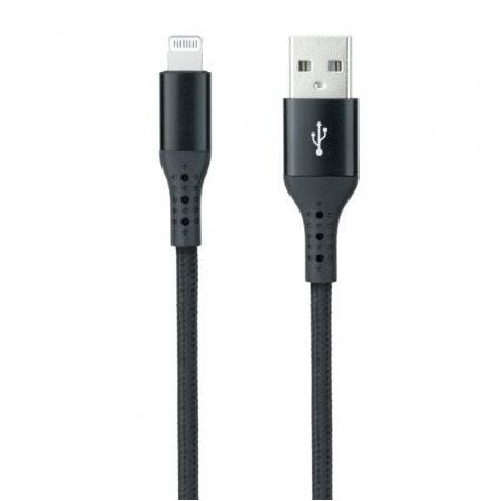 Cabo Nanocable Lightning USB 2.0 10.10.0401-COBK/ USB Macho - Lightning Macho/ 1m/ Preto