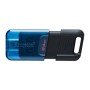 Kingston Technology DataTraveler 80 Unidade flash USB 64 GB USB Type-C 3.2 Gen 1 (3.1 Gen 1) Preto, Azul