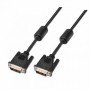 Cabo DVI Aisens A117-0086/ DVI-D Macho - DVI-D Macho/ 1,8 m/ Preto