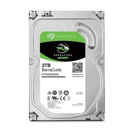 Disco rígido Seagate BarraCuda 2 TB/ 3,5"/ SATA III/ 256 MB