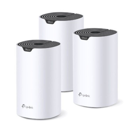 TP-Link Deco S7 (pacote com 3) Banda dupla (2,4 GHz / 5 GHz) Wi-Fi 5 (802.11ac) Branco, Preto Interno