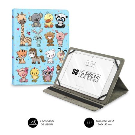 CAIXA PARA TABLET UNIVERSAL DE 11" ANIMAIS DA MODA