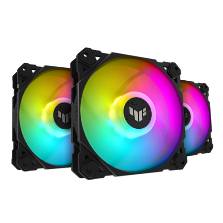 Ventilador ASUS TUF Gaming TF120 ARGB - Kit de ventilador triplo com controlador ARGB Estojo para computador refrigerador de ar 