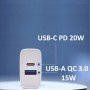 Ewent EW1321 carregador de dispositivo móvel Branco Interior
