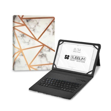 Bolsa para teclado SUBBLIM Keytab Pro BT Trendy mármore branco