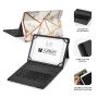 Bolsa para teclado SUBBLIM Keytab Pro BT Trendy mármore branco