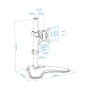 SUPORTE DE PAREDE TOOQ PARA TELAS DE 17"-32"