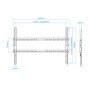 SUPORTE DE PAREDE TOOQ PARA TELAS DE 37"-80"