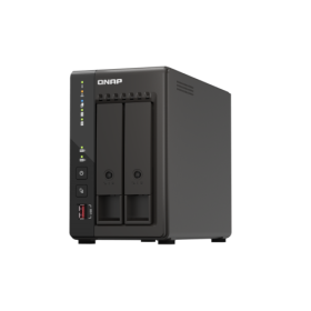 QNAP TS-253E NAS Torre Ethernet Preto J6412
