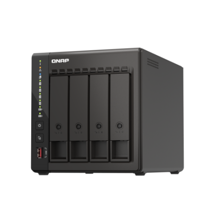 QNAP TS-453E NAS Torre Ethernet Preto J6412