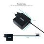 TOOQ CARREGADOR PORTÁTIL USB-C PD3.0 65W, PRETO