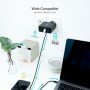 TOOQ CARREGADOR PORTÁTIL USB-C PD3.0 65W, PRETO