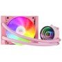 Mars Gaming ML-ONE120 Rosa Liquid CPU Cooling TDP 200 W Infinity Mirror Fan FRGB Silent Universal Multisocket