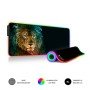 Subblim mouse pad/pad com luz led rgb 9 cores leão extra grande