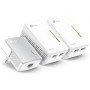 Adaptador Powerline TPLink WPA4220TKit 500Mbps/ Alcance 300m/ Pacote com 3