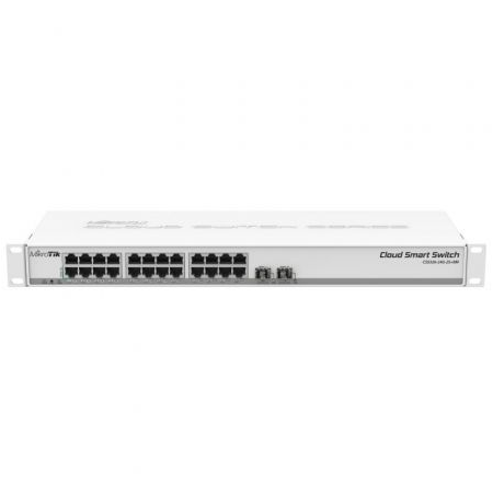 Switch Mikrotik CSS326-24G-2S+RM 26 portas/ RJ45 10/100/1000/ SFP/ PoE