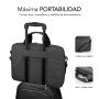 Pasta SUBBLIM Air Padding Bolsa para laptop 13,3-14" cinza escuro