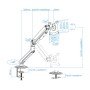 Suporte para monitor TooQ DB4032TNR-W 81,3 cm (32") Braçadeira/Parafuso Branco