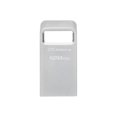 Kingston Technology DataTraveler Micro USB Flash Drive 128 GB USB tipo A 3.2 Gen 1 (3.1 Gen 1) Silver