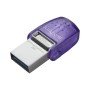 Kingston Technology DataTraveler microDuo 3C USB Flash Drive 256 GB USB tipo A / USB tipo C 3.2 Gen 1 (3.1 Gen 1) aço inoxidável