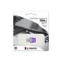 Kingston Technology DataTraveler microDuo 3C USB Flash Drive 256 GB USB tipo A / USB tipo C 3.2 Gen 1 (3.1 Gen 1) aço inoxidável
