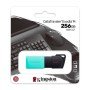 Unidade flash USB Kingston Technology DataTraveler Exodia M 256 GB USB Tipo A 3.2 Gen 1 (3.1 Gen 1) Preto, Turquesa