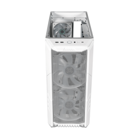 CAIXA DE VIDRO TEMPERADO BRANCO COOLER MASTER HAF500 E-ATX ARGB (H500-WGNN-S00)