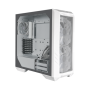 CAIXA DE VIDRO TEMPERADO BRANCO COOLER MASTER HAF500 E-ATX ARGB (H500-WGNN-S00)