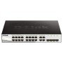 Switch D-Link DGS-1210-20/ 20 portas/ RJ45 10/100/1000/ SFP