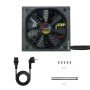 Fonte de alimentação TooQ TQAPOLO-750SP 750 W 20+4 pinos ATX ATX Preto