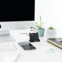 Leitor de cartão inteligente TooQ DNIe VISION USB 2.0, preto