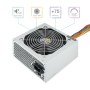Fonte de alimentação TooQ TQAPOLO-500SP 500 W 20+4 pinos ATX ATX Silver