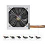 Fonte de alimentação TooQ TQAPOLO-500SP 500 W 20+4 pinos ATX ATX Silver
