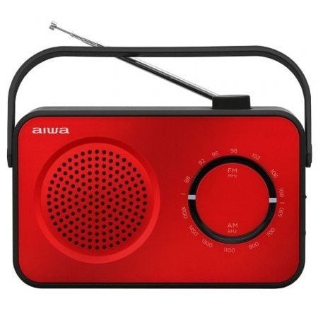 Rádio Portátil Aiwa R-190RD/ 2W/ Vermelho