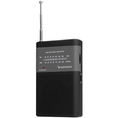 Rádio Portátil Sunstech RPS42BLISBK/Preto