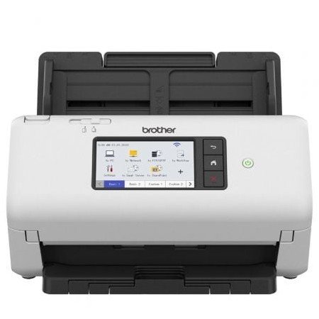 Scanner de documentos Brother ADS-4700W com ADF/Alimentador de documentos duplex