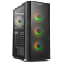NOX BOX ATX HUMMER HORUS. SEMI-TORRE. ARGB. VIDRO TEMPERADO FRONTAL E LATERAL