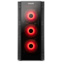 NOX BOX ATX HUMMER HORUS. SEMI-TORRE. ARGB. VIDRO TEMPERADO FRONTAL E LATERAL