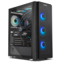 NOX BOX ATX HUMMER HORUS. SEMI-TORRE. ARGB. VIDRO TEMPERADO FRONTAL E LATERAL