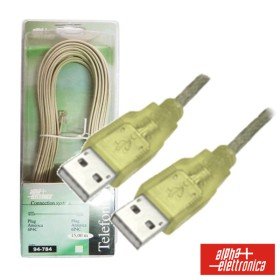Cabo Usb-A 2.0 Macho / Usb-A Macho 1.8M Blister