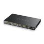 Zyxel GS2220-50HP-EU0101F Switch Gerenciado L2 Gigabit Ethernet (10/100/1000) Power over Ethernet (PoE) Preto