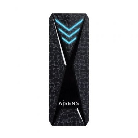 Caixa Externa para disco M.2 NVMe SSD Aisens ASM2-RGB013B/ USB 3.2 Gen2/ sem parafusos