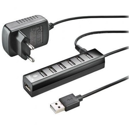Hub USB 2.0 com alimentação externa NGS IHUB7 Tiny/ 7xUSB