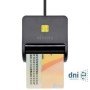 Leitor de cartões de identificação Aisens ASCR-SN01-BK/ Preto