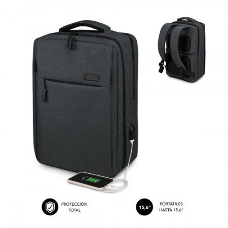 MOCHILA SUBBLIM TRAVELER AIR PADDING 15,6'' CINZA