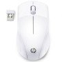 Rato sem fio HP 220/ até 1600 DPI/ branco como a neve