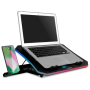 BASE DE REFRIGERAÇÃO PORTÁTIL KROM ATÉ 19". SUPORTE PARA SMARTPHONE. 2 X HUB USB. RGB (NXKROMKOOLER)